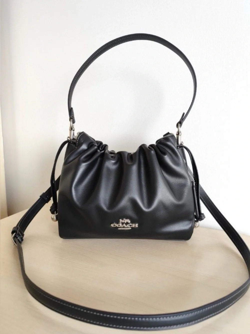Coach Faye Shoulder Bag with Silver Hardware